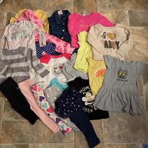 Baby Girls Clothing Lot 21 pieces- 18M